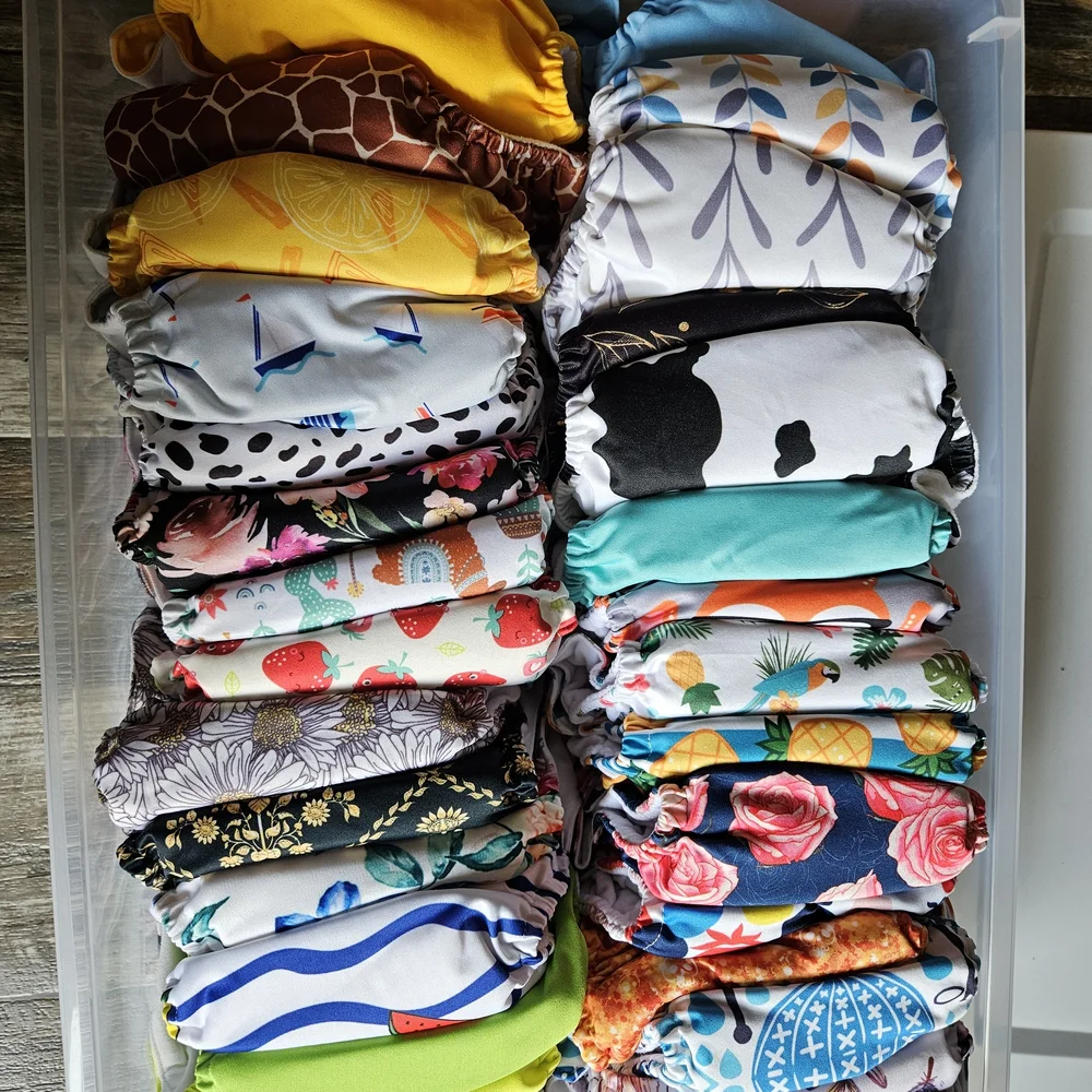 Colorful Kids Cloth Diaper Set